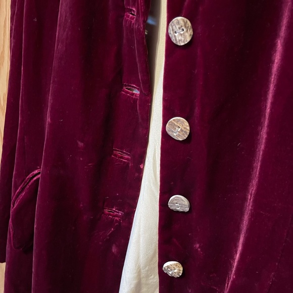 Alease Fisher Red Velvet Size 12 Blazer - Picture 10 of 16